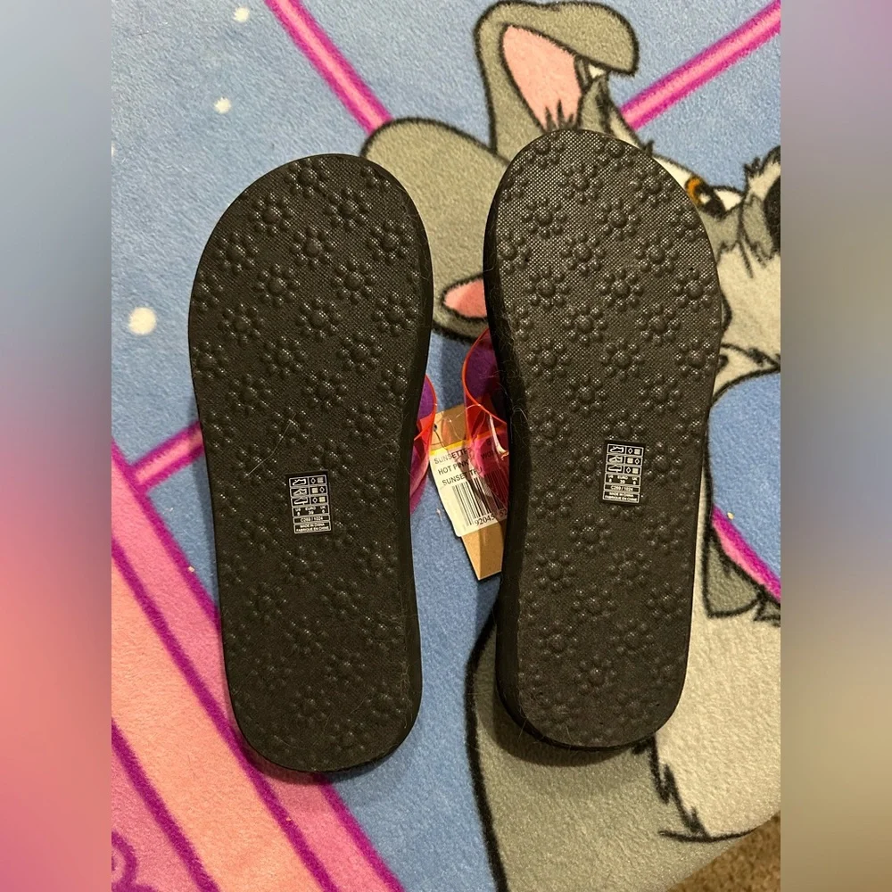 Rocket Dog hot pink flip flops NWT - Picture 4 of 7